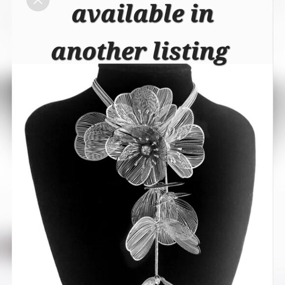 New ZARA cascading flowers silver ring - Picture 11 of 13